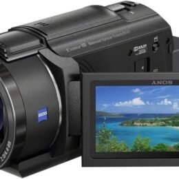 Alternative view of Sony FDR-AX43 UHD 4K Handycam Camc (FDRAX43/B) + 64GB Memory Card + NP-FV70 Battery + Filter Kit + Wide Angle Lens + Telephoto Lens + Bag + Charger + Card Reader + HDMI Cable + More, Black (Renewed)