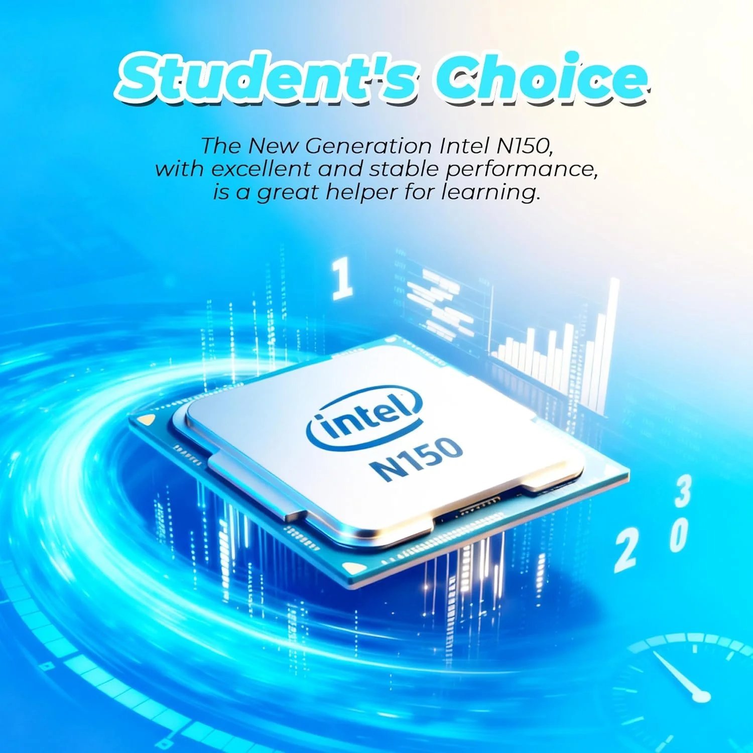 HP Ultrabook Laptop with Office 365 & Copilot AI • Intel 4-Core CPU • 1.1TB Storage (1TB OneDrive and 128GB SSD) • 8GB RAM • Windows 11 w/o Mouse - Image 6