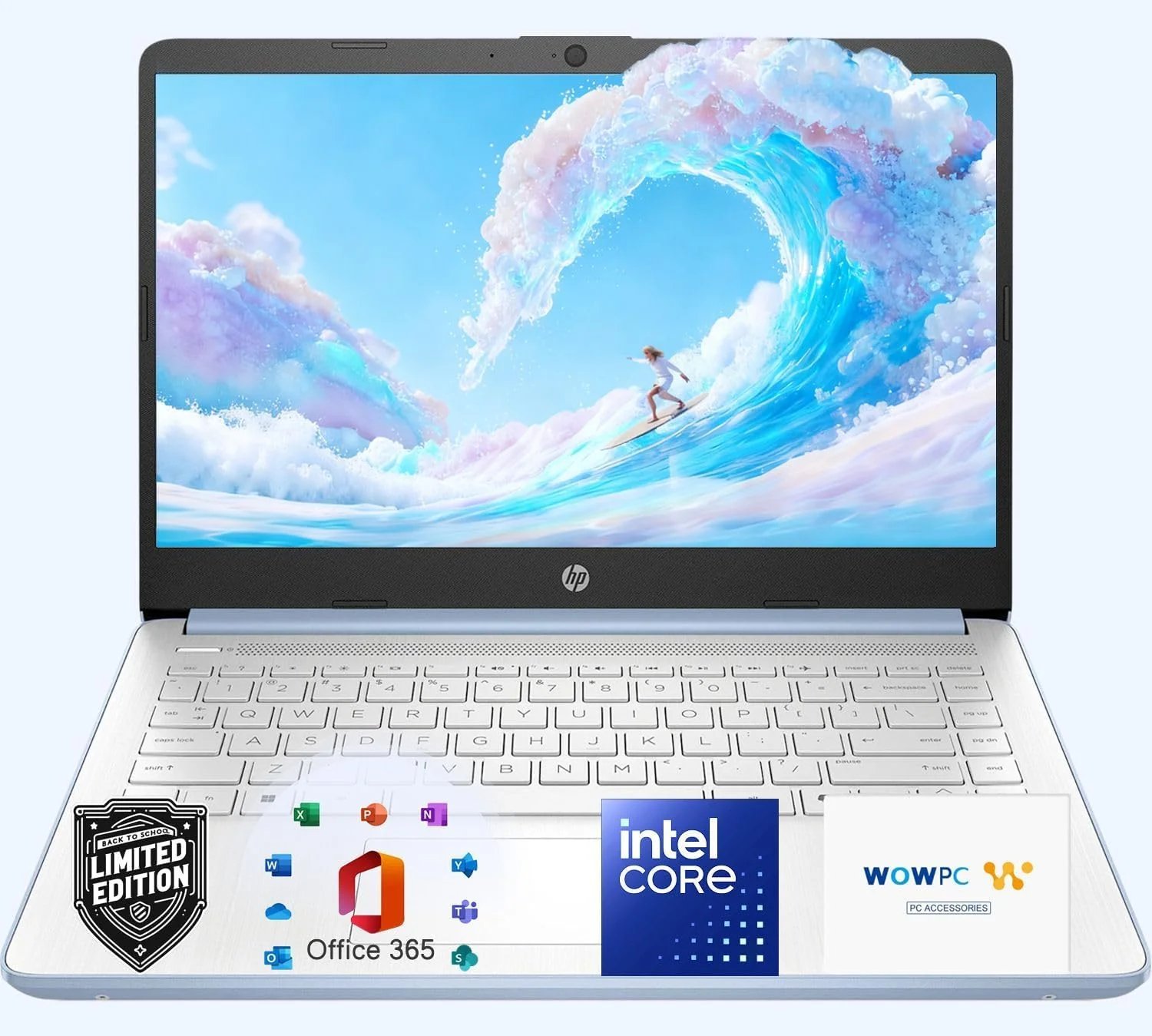 HP Ultrabook Laptop with Office 365 & Copilot AI • Intel 4-Core CPU • 1.1TB Storage (1TB OneDrive and 128GB SSD) • 8GB RAM • Windows 11 w/o Mouse - Image 7