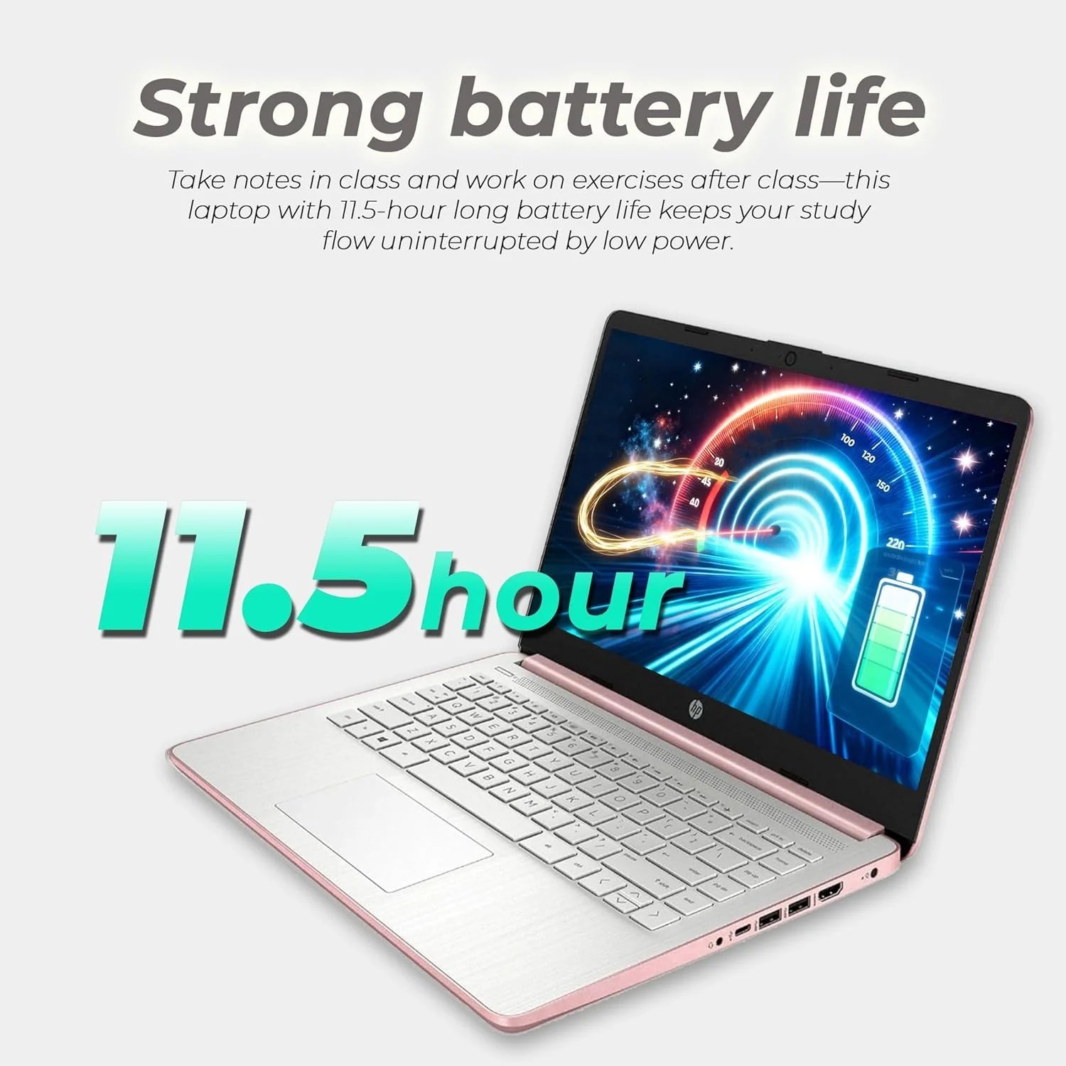 HP Ultrabook Laptop with Office 365 & Copilot AI • Intel 4-Core CPU • 1.1TB Storage (1TB OneDrive and 128GB SSD) • 8GB RAM • Windows 11 w/o Mouse - Image 8