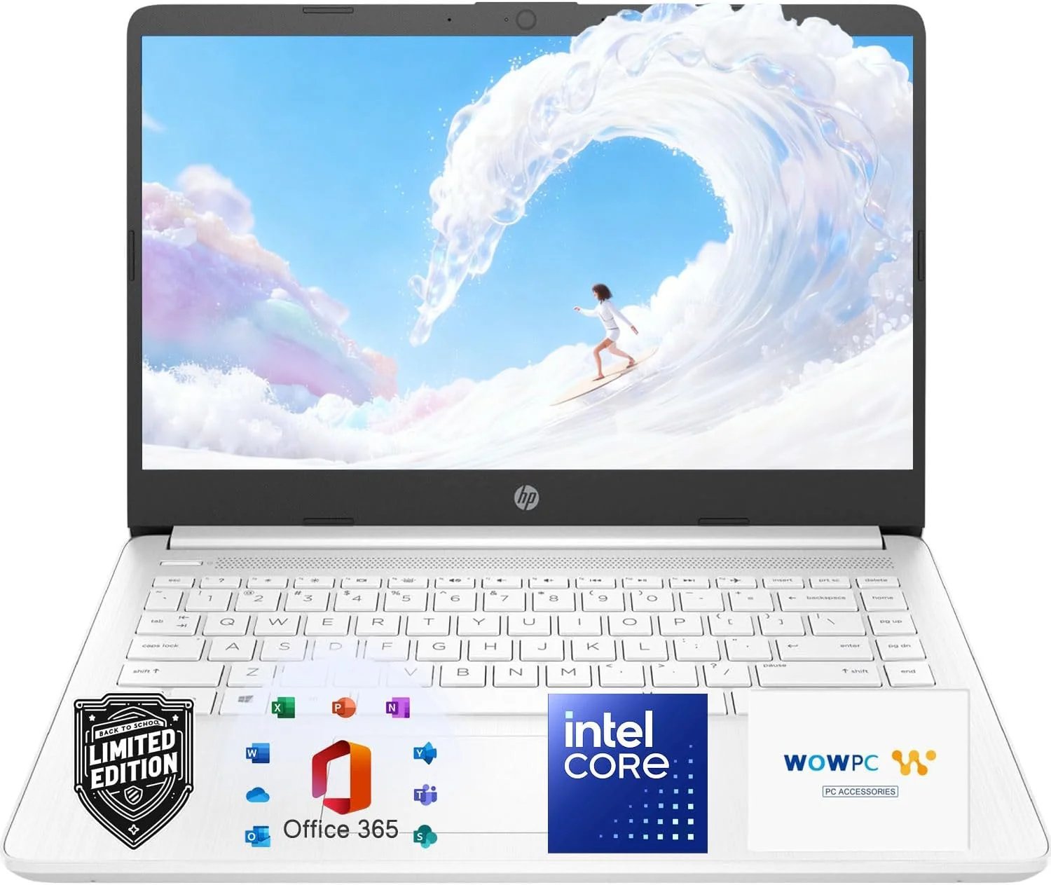HP Ultrabook Laptop with Office 365 & Copilot AI • Intel 4-Core CPU • 1.1TB Storage (1TB OneDrive and 128GB SSD) • 8GB RAM • Windows 11 w/o Mouse - Image 9