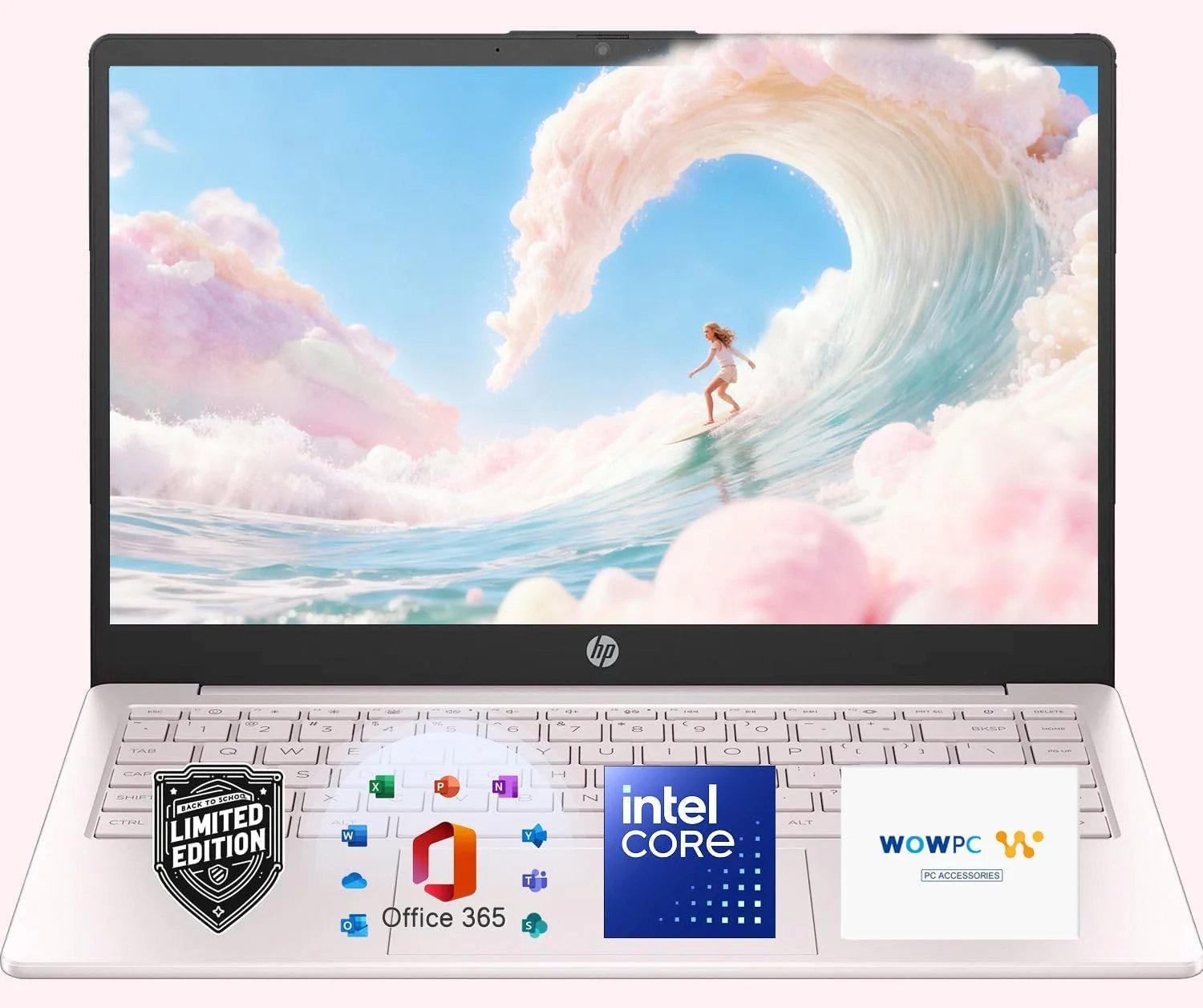 HP Ultrabook Laptop with Office 365 & Copilot AI • Intel 4-Core CPU • 1.1TB Storage (1TB OneDrive and 128GB SSD) • 8GB RAM • Windows 11 w/o Mouse - Image 11