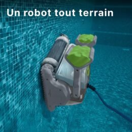 Alternative view of DOLPHIN T60 Electric Pool Cleaner Robot - Wall Cleaning, In-Ground Pool Up to 15 m