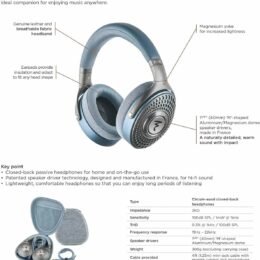 Alternative view of Focal AZURYS High-Fidelity Closed-Back Headphones