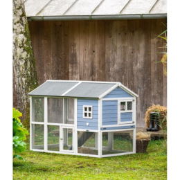 Alternative view of Dehner Lieblinge XXL Nagerheim Funny Flocke, hellblau, ca. B170/H120/T99 cm