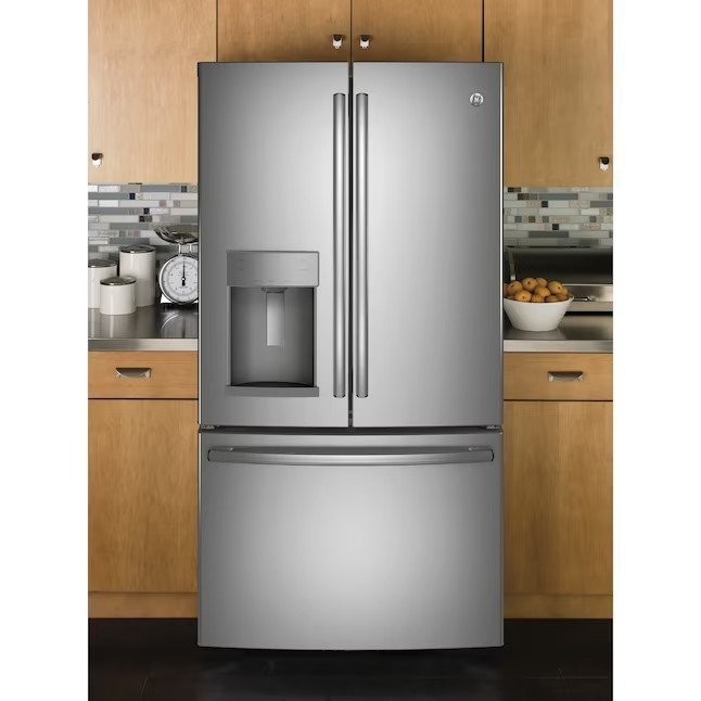 GE 27.7-cu ft French Door Refrigerator with Ice Maker (Fingerprint-resistant Stainless Steel) ENERGY STAR - Image 10