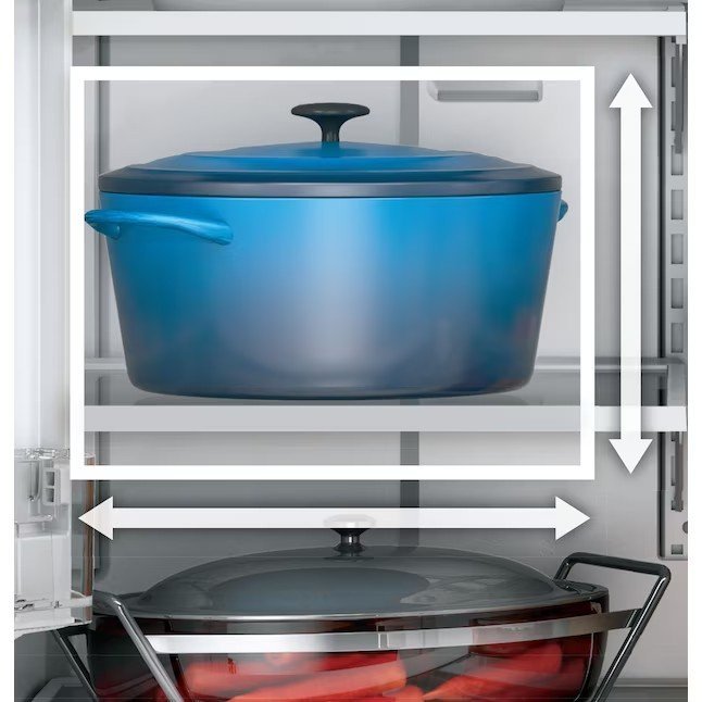 GE 27.7-cu ft French Door Refrigerator with Ice Maker (Fingerprint-resistant Stainless Steel) ENERGY STAR - Image 11