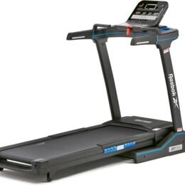 Reebok Jet 300 Treadmill: Bluetooth Compatible Incline Treadmill for Home Gym Training, Foldable for Easy Storage, Hand Pulse Sensor