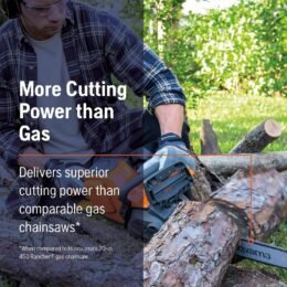 Alternative view of Husqvarna Power Axe 350i Cordless Electric Chainsaw, 18 Inch Chainsaw with Brushless Motor and Quiet Superior Cutting Power, 40V Lithium-Ion Battery and Charger Not Included (Tool Only)