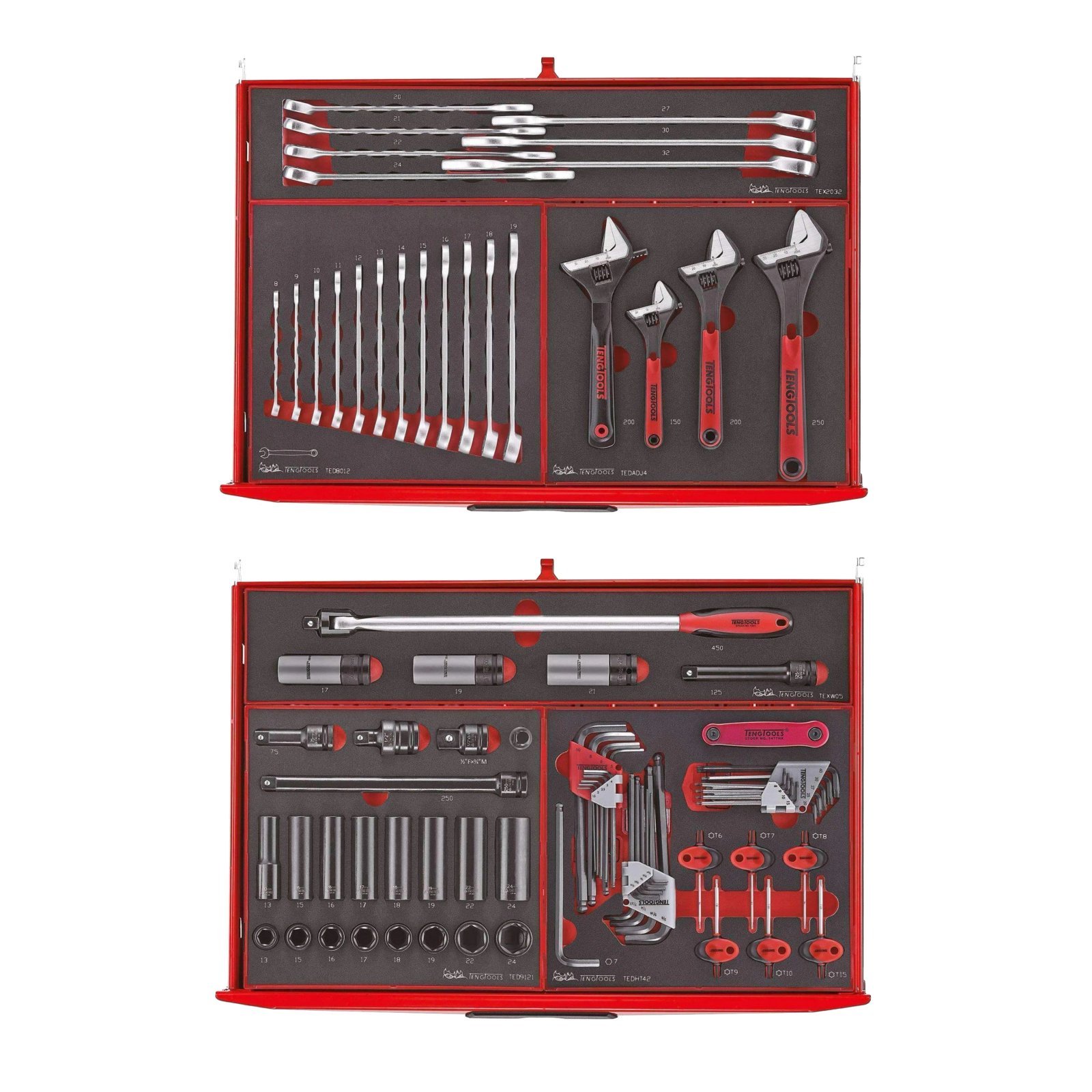 Teng Tools 417 Piece Complete Mixed EVA Foam Hand Tool Kit - TCEMM417N - Image 5