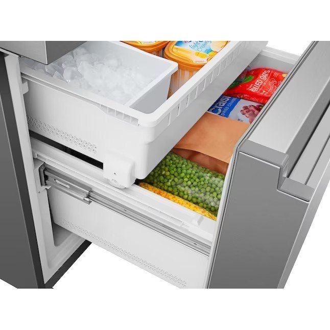 Hisense 26.6-cu ft French Door Refrigerator with Ice Maker (Fingerprint Resistant Stainless Steel) ENERGY STAR - Image 9
