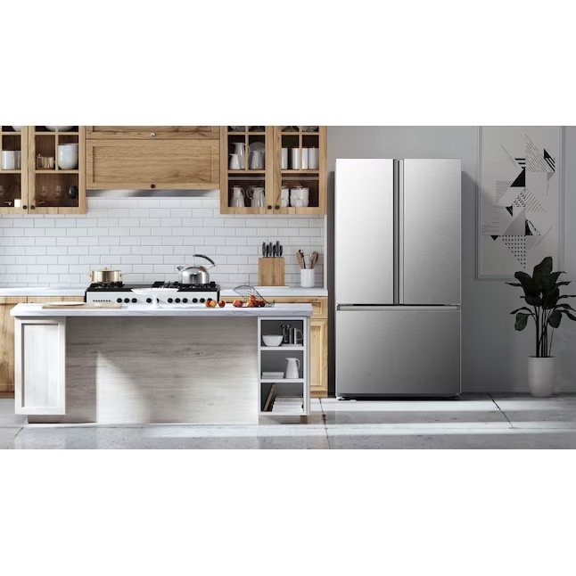 Hisense 26.6-cu ft French Door Refrigerator with Ice Maker (Fingerprint Resistant Stainless Steel) ENERGY STAR - Image 12