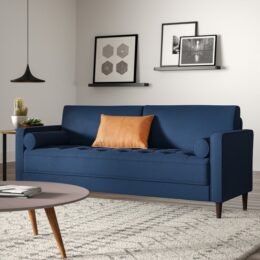 Alternative view of Garren 75.6'' Square Arm Tufted Sofa