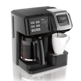 Alternative view of Hamilton Beach FlexBrew Trio Coffee Maker, Single-Serve, Black & Silver, Model 49954