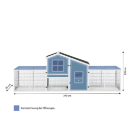 Alternative view of Dehner Lieblinge Nagerheim Tempio inkl. Freigehege Monumento, ca. B340/H120/T78 cm