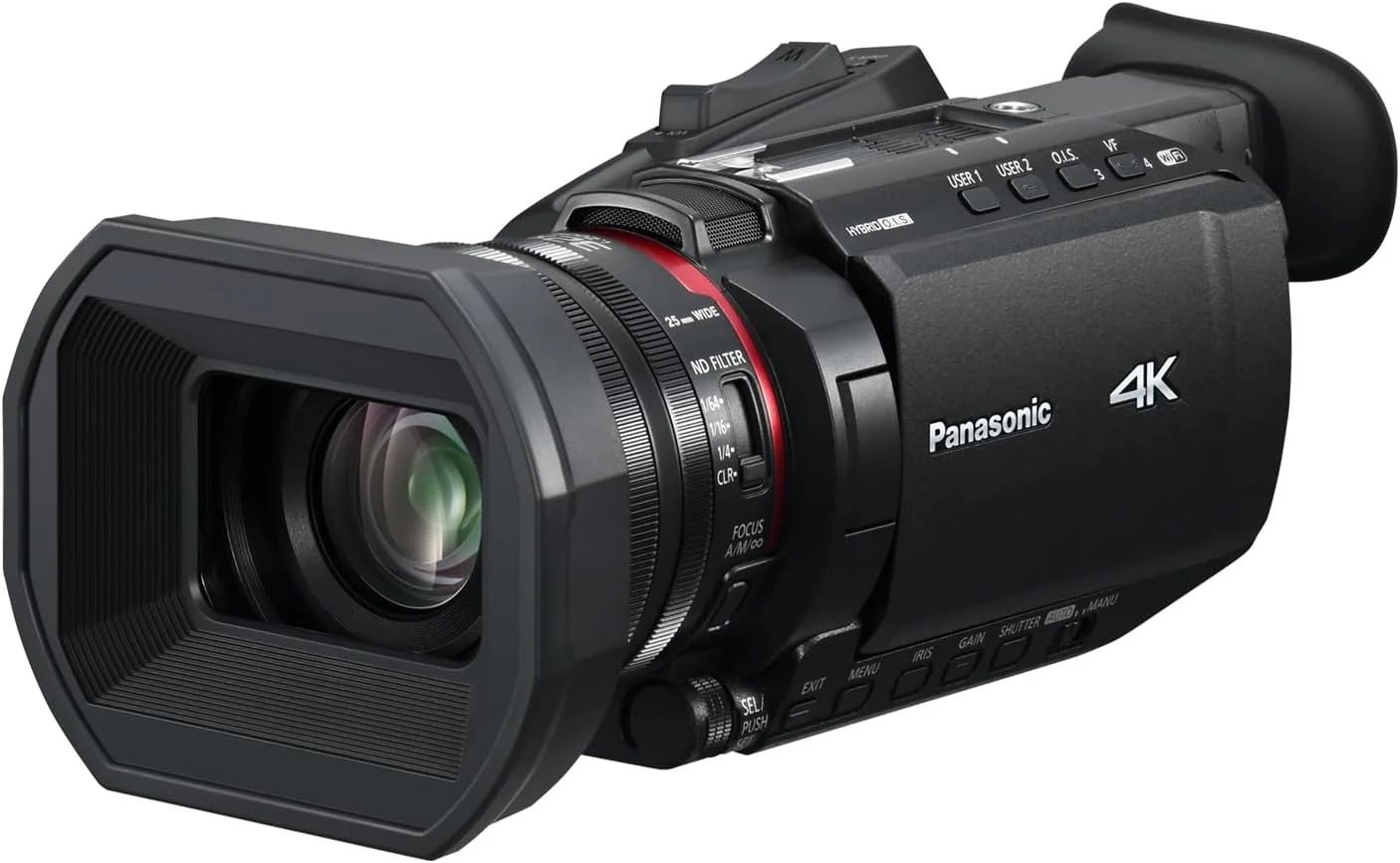 Panasonic X2100 4K Camcorder for Directors, Wide Angle Telephoto Lens with 24X Zoom, Hybrid O.I.S.,Lightweight Heat Dispersing Design, Detachable Handle - HC-X2100 - Image 2