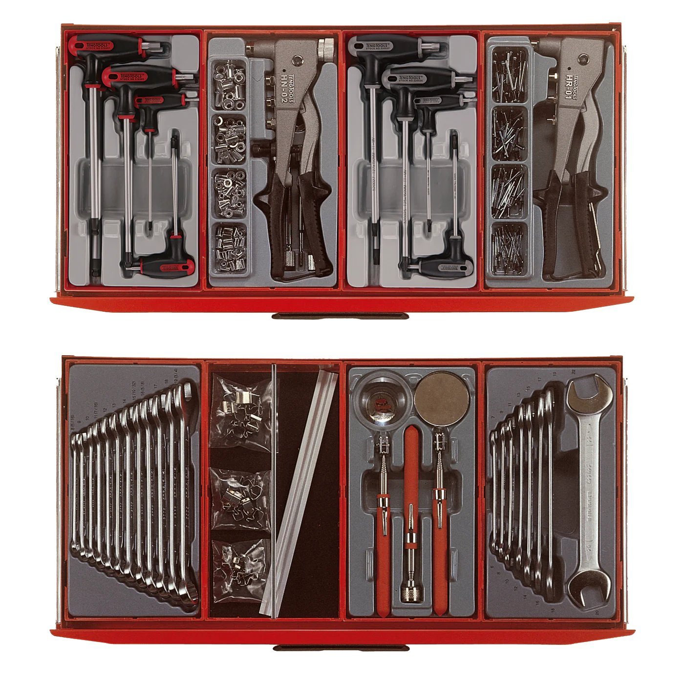 Teng Tools 1001 Piece Black Mega Master Mixed Hand Tool Kit - TCMM1001BK - Image 7