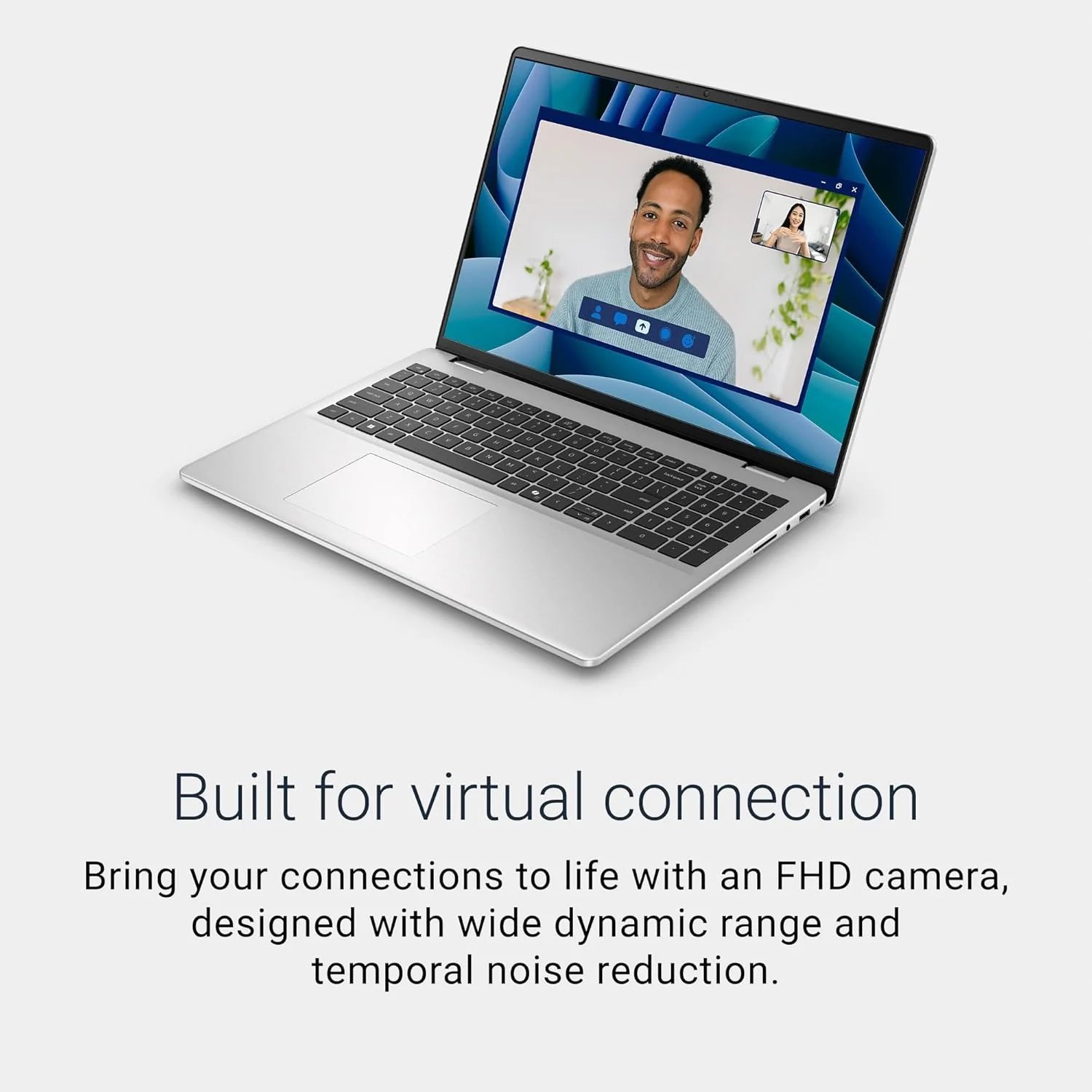 Dell 16 Laptop DC16251-16.0-inch 16:10 FHD+ Display, Intel Core 7 150U, 16GB DDR5 RAM, 1TB SSD, Intel Graphics, Windows 11 Home, Onsite Service - Platinum Silver - Image 5