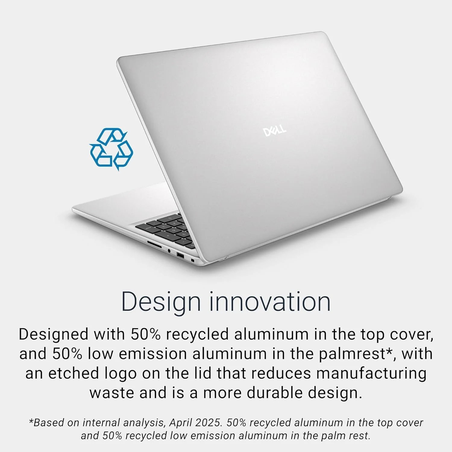 Dell 16 Laptop DC16251-16.0-inch 16:10 FHD+ Display, Intel Core 7 150U, 16GB DDR5 RAM, 1TB SSD, Intel Graphics, Windows 11 Home, Onsite Service - Platinum Silver - Image 6