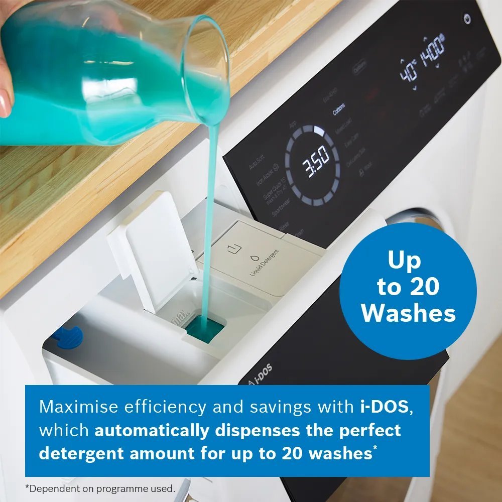 BOSCH WNC25410GB Series 8 Washer dryer 10.5/6 kg 1400 rpm - Image 9