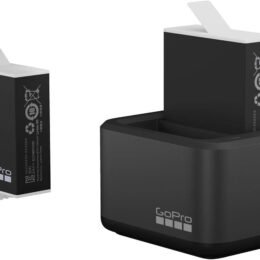 GoPro Dual Battery Charger + 2 Enduro Batteries (HERO11 Black/HERO10 Black/HERO9 Black) - Official GoPro Accessory