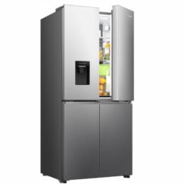 Alternative view of Hisense FMN470W20E Wifi Connected Non-Plumbed Total No Frost Fridge Freezer - Stainless Steel
