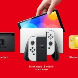 Alternative view of Nintendo Switch Console OLED Model with White Joy-Con, 7 inch 1280 x 720 OLED Touchscreen Display, Built-in Speaker, WiFi, Bluetooth 4.1 (Renewed)