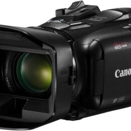 Alternative view of Canon Vixia HF G70 UHD 4K Camcorder (Black) (5734C002) + 64GB Memory Card + 2 x BP828 Battery + BP820 Charger + Color Filter Kit + Bag + Wide Angle Lens + Telephoto Lens + More (Renewed)