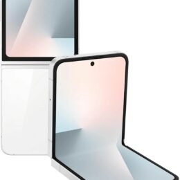 Samsung Galaxy Z Flip7 FE Cell Phone, 128GB AI Smartphone, Unlocked Android, Long Battery Life, 2025, US 1 Yr Manufacturer Warranty, White