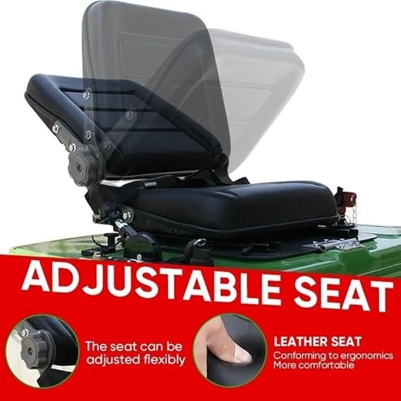 Domestic Gasoline Mini Excavator for Fathers Day, 1.2 Tons Crawler Digger with 13.5 HP B&S Engine, Hydraulic Thumb Clamp and Buckets, Work for Farm,Garden,Park,Construction Landscaping (Green1) - Image 8