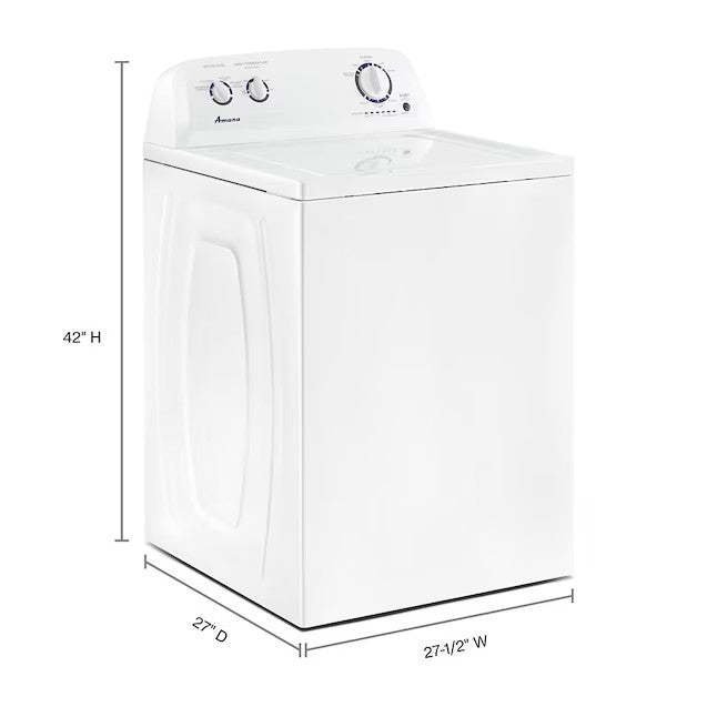 Amana 3.5-cu ft Agitator Top-Load Washer (White) - Image 5