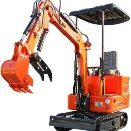 2,000 lbs Mini Crawler Excavator Hydraulic Thumb Canopy B&S Engine EPA for Garden, Farm, Park, Road Micro Digger USA Stock