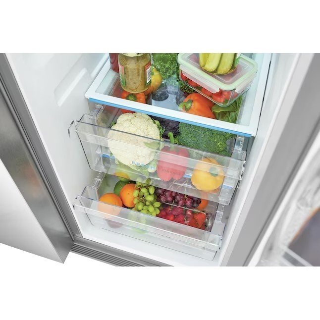 Frigidaire 25.6-cu ft Side-by-Side Refrigerator with Ice Maker (Fingerprint Resistant Stainless Steel) ENERGY STAR - Image 10