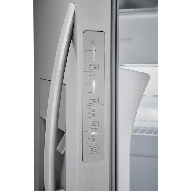 Frigidaire 25.6-cu ft Side-by-Side Refrigerator with Ice Maker (Fingerprint Resistant Stainless Steel) ENERGY STAR - Image 18