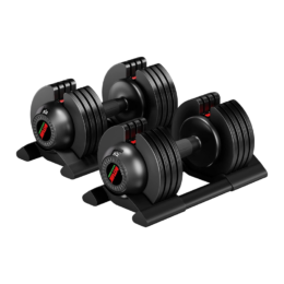 Alternative view of ALTLER Adjustable Dumbbell, 22lb/44lb/52lb Dumbbell Set with Tray for Workout Strength Training Fitness, Adjustable Weight Dial Dumbbell with Anti-Slip Handle and Weight Plate for Home Exercise