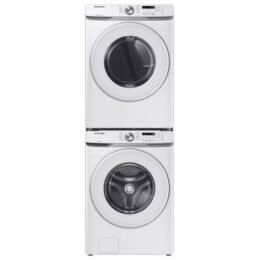Alternative view of Samsung 4.5-cu ft High Efficiency Stackable Front-Load Washer (White) ENERGY STAR