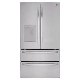 LG External Water DIspenser 28.6-cu ft 4-Door French Door Refrigerator with Ice Maker (Stainless Steel) ENERGY STAR