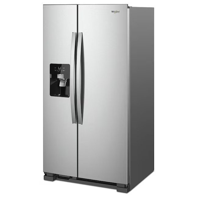 Whirlpool 21.4-cu ft Side-by-Side Refrigerator with Ice Maker (Fingerprint Resistant Stainless Steel) - Image 2