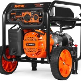 WEN 5600-Watt Portable Generator, Electric Start, 224cc, Transfer-Switch and RV-Ready with CO Shutdown Sensor (GN5602X)