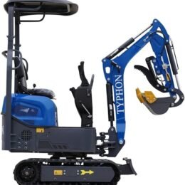 Alternative view of Terror XI Storm Mini Excavator �C 1.1 Ton Trench Digger with Boom Swing, Hydraulic Thumb Clip, Bucket, Hydraulic Oil Cooler