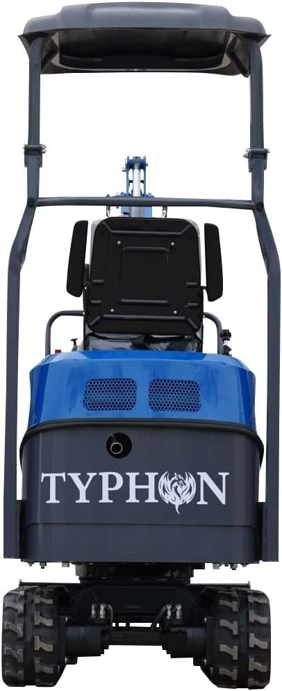 Terror XI Storm Mini Excavator �C 1.1 Ton Trench Digger with Boom Swing, Hydraulic Thumb Clip, Bucket, Hydraulic Oil Cooler - Image 8