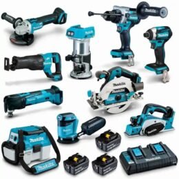 MAKITA 18V BRUSHLESS 10 PIECE 3 X 5.0AH COMBO KIT DLX1030PT