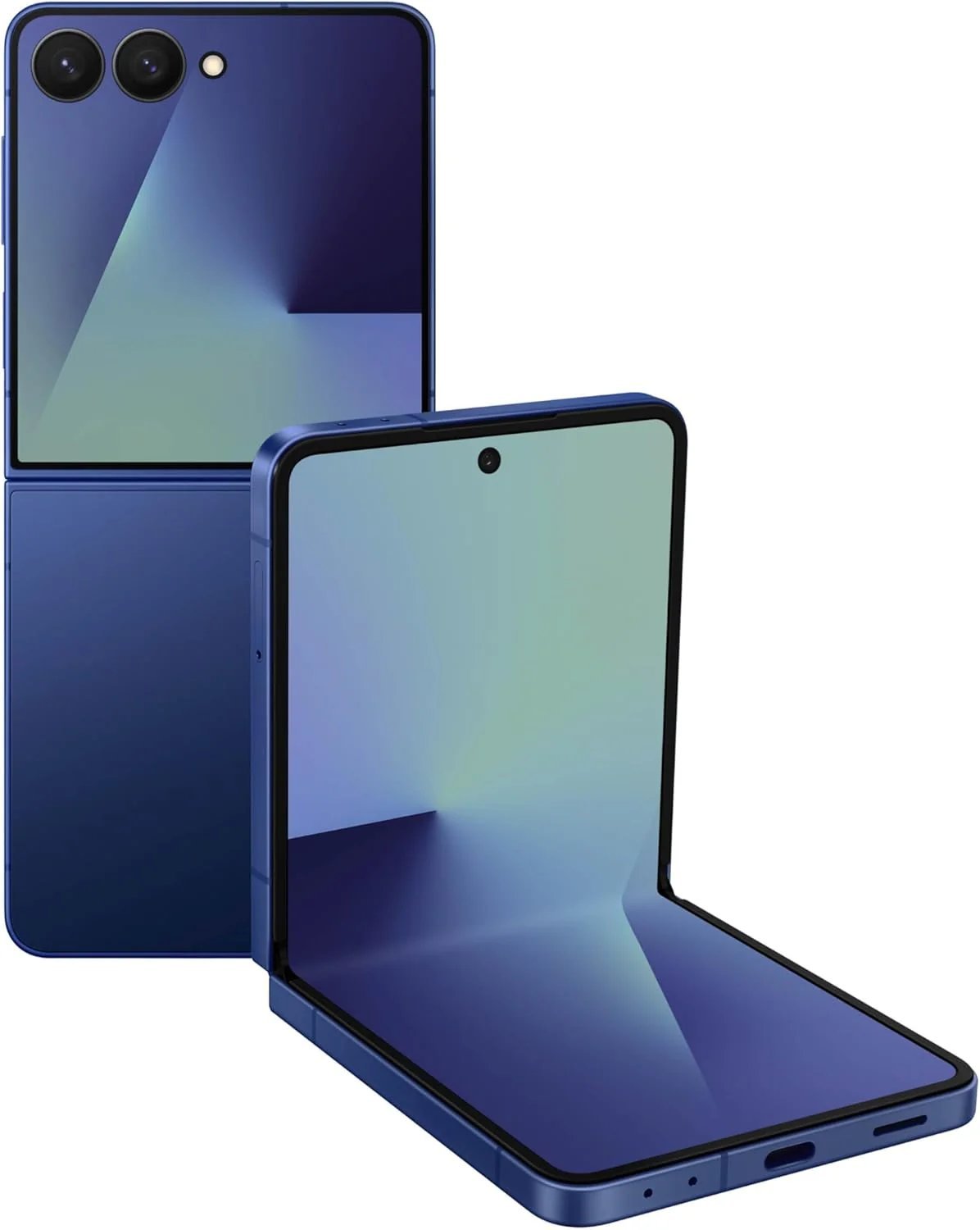 Samsung Galaxy Z Flip7 Cell Phone, 256GB AI Smartphone, Unlocked Android, high-res 50 MP Camera, Powerful Processor, Long Battery Life, 2025, US 1 Yr Manufacturer Warranty, Blue Shadow