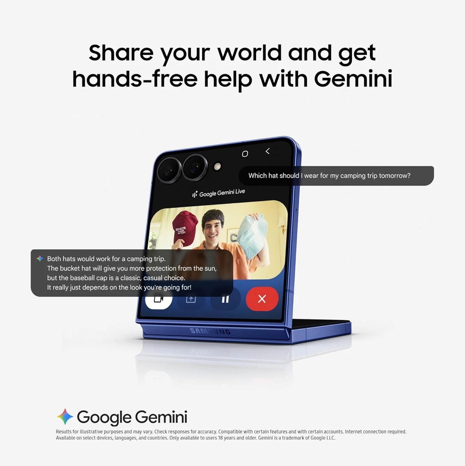 Samsung Galaxy Z Flip7 Cell Phone, 256GB AI Smartphone, Unlocked Android, high-res 50 MP Camera, Powerful Processor, Long Battery Life, 2025, US 1 Yr Manufacturer Warranty, Blue Shadow - Image 7