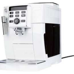 Delonghi coffee machine »ECAM13.123.W«, super compact, white