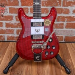 Epiphone 50th Anniversary 1962 Crestwood Custom Reissue Cherry 2014 w/OHSC
