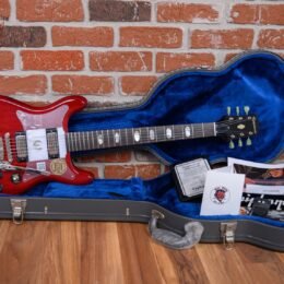 Alternative view of Epiphone 50th Anniversary 1962 Crestwood Custom Reissue Cherry 2014 w/OHSC