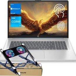 HP 17 Laptop, 17.3” HD+ Display, 11th Gen Intel Core i3-1125G4 Processor, 32GB RAM, 1TB SSD, Wi-Fi, HDMI, Webcam, Windows 11 Home, Silver