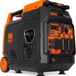 Alternative view of WEN Quiet and Lightweight 4800-Watt RV-Ready Portable Inverter Generator with Fuel Shut Off (56477i)