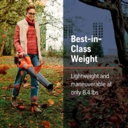 Alternative view of Husqvarna 230iB Battery Powered Cordless Leaf Blower, 136-MPH 650-CFM Electric Leaf Blower with Brushless Motor and Quiet Operation, 40V Lithium-Ion 4 Ah Battery and Charger Included
